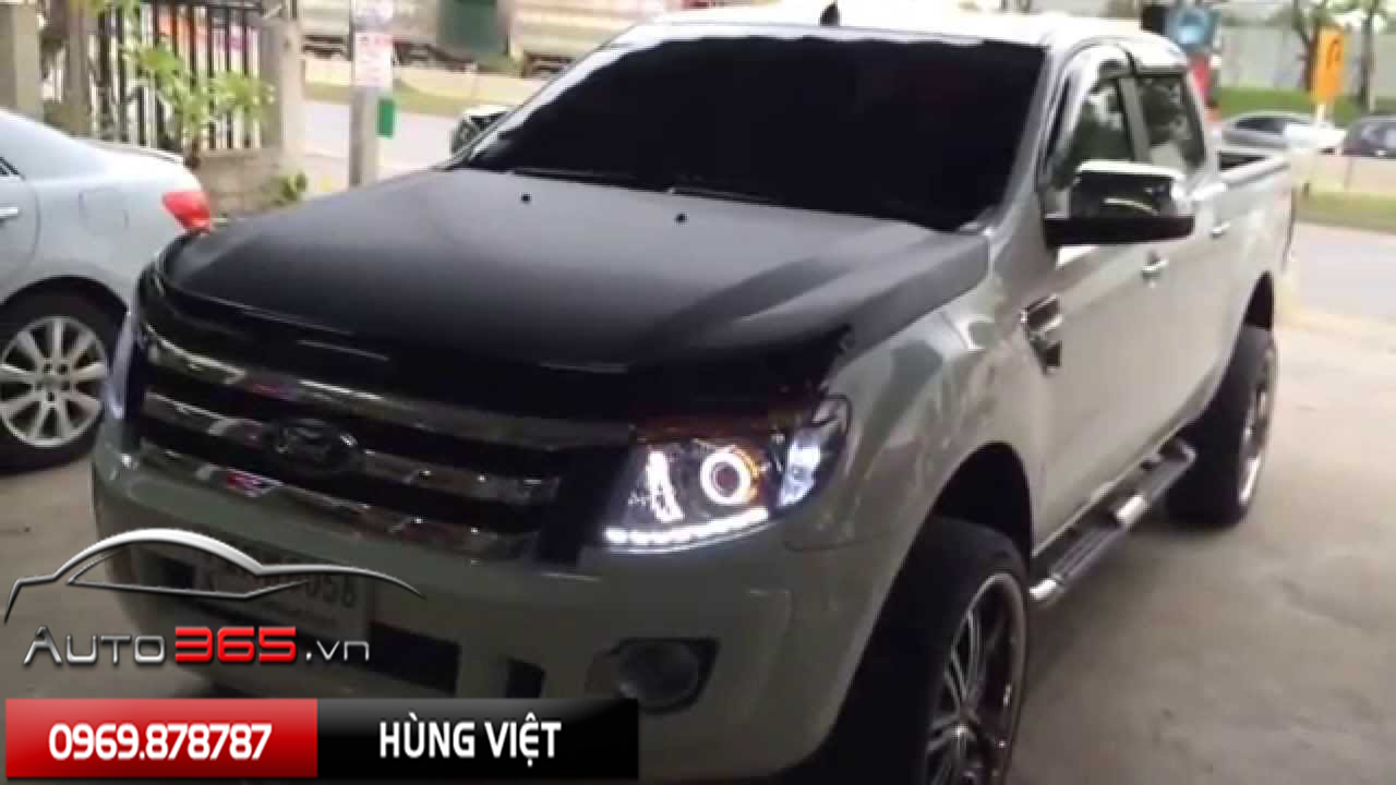 Độ đèn ford ranger đẹp lạ với công nghệ mới